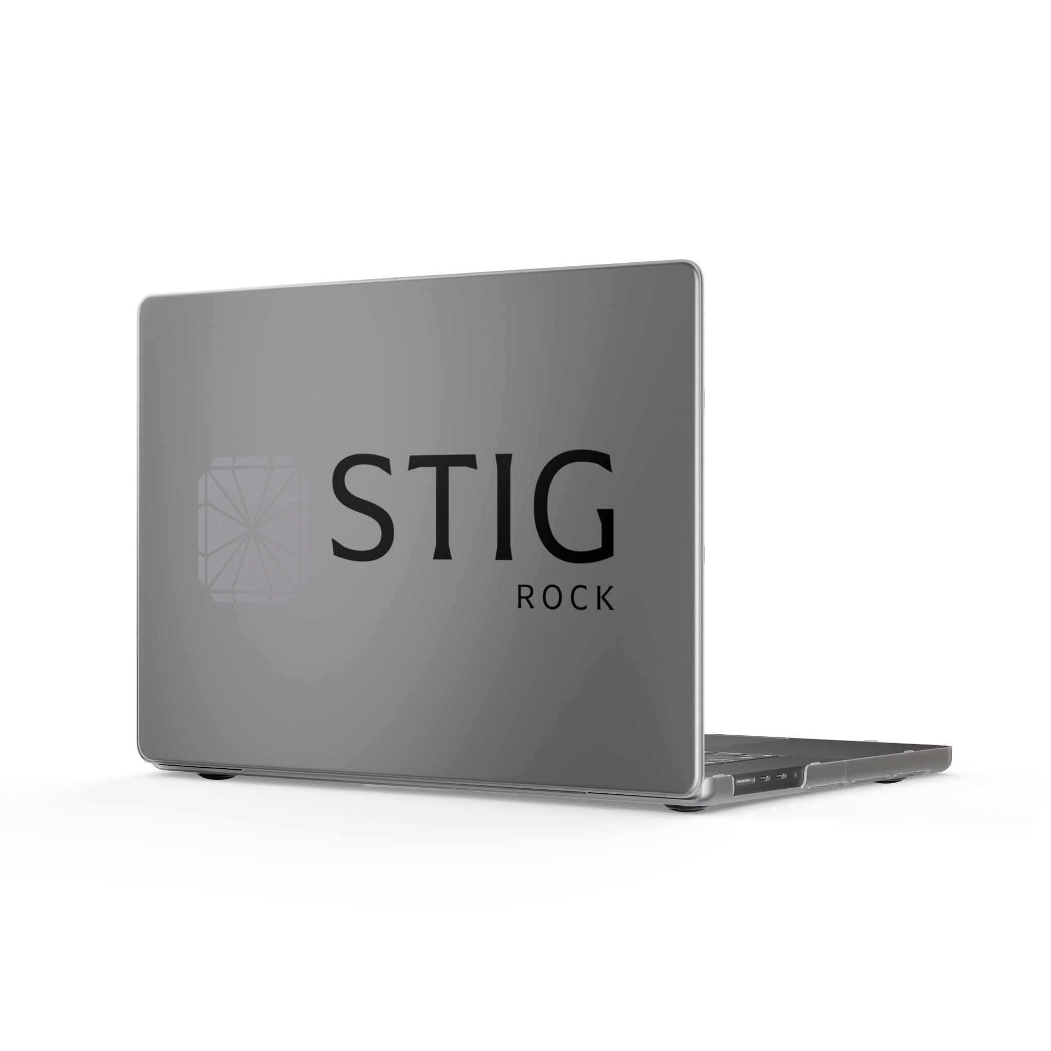 STIG Rock Matte MacBook Case — Minimal Logo Laptop Cover
