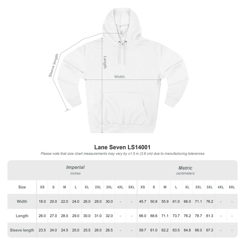 Minimal Geometric Snowflake Hoodie