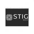 Stig Rock Logo Wall Calendar — Minimal Black Corporate Calendar