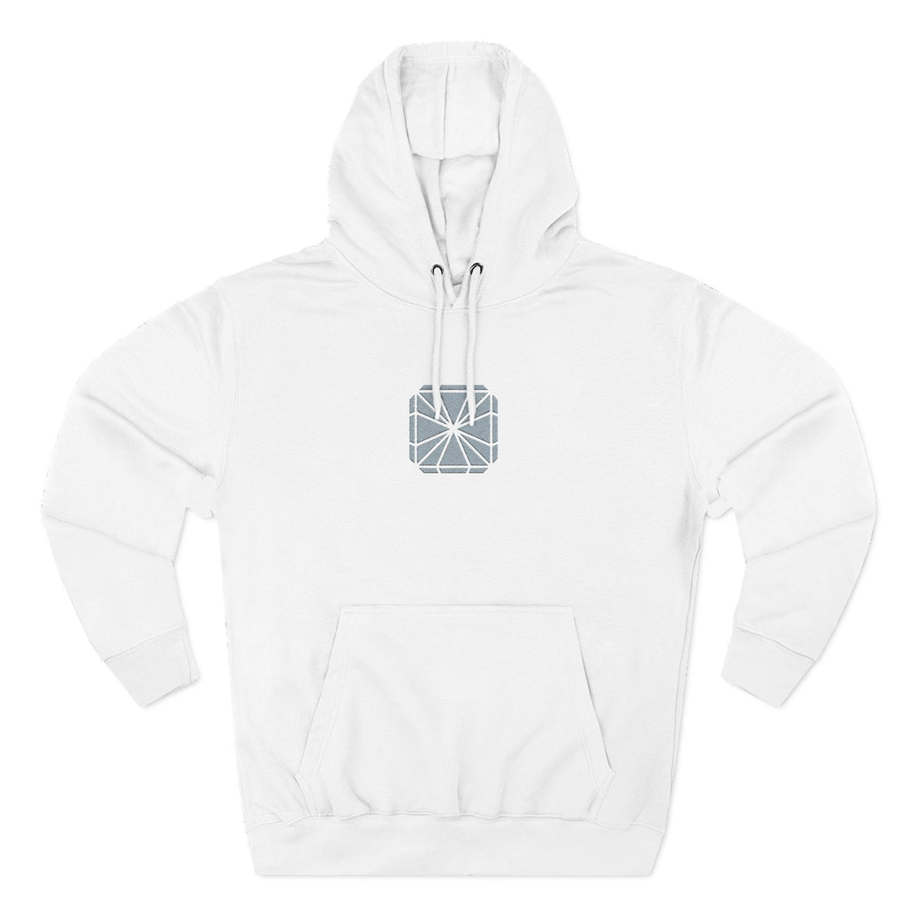 Minimal Geometric Snowflake Hoodie