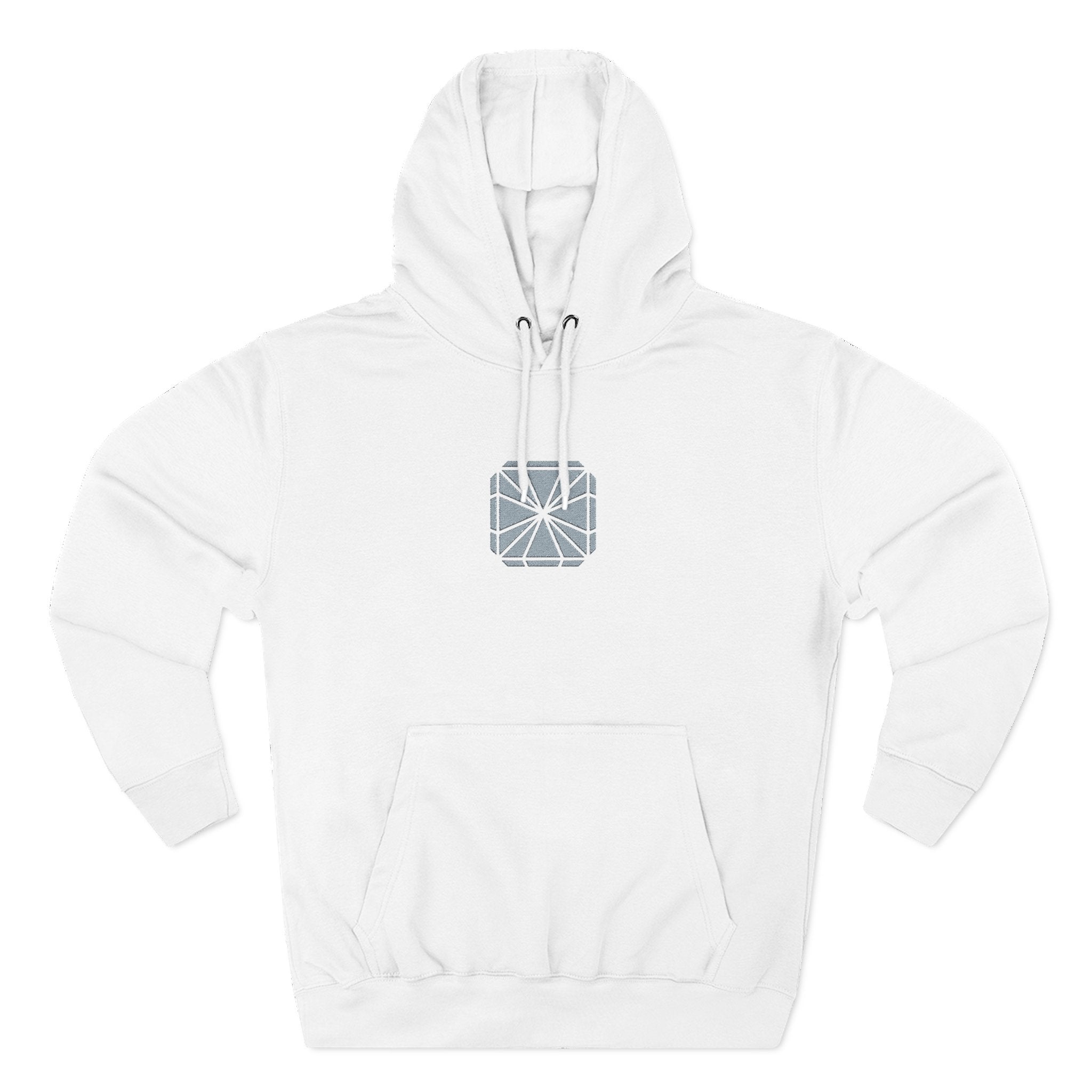 Minimal Geometric Snowflake Hoodie