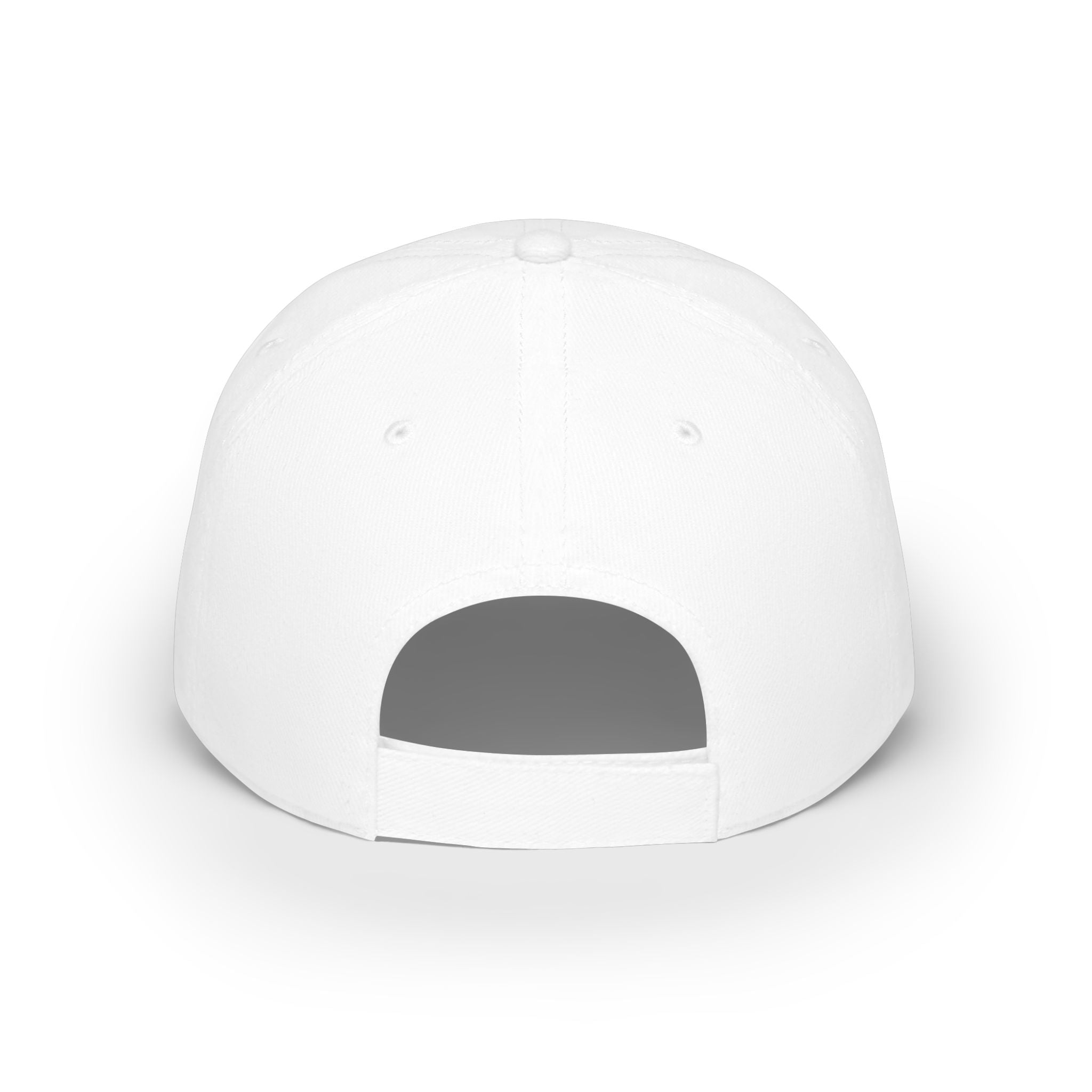 Low Profile Cap with Stig Rock Logo — Minimalist White Baseball Hat